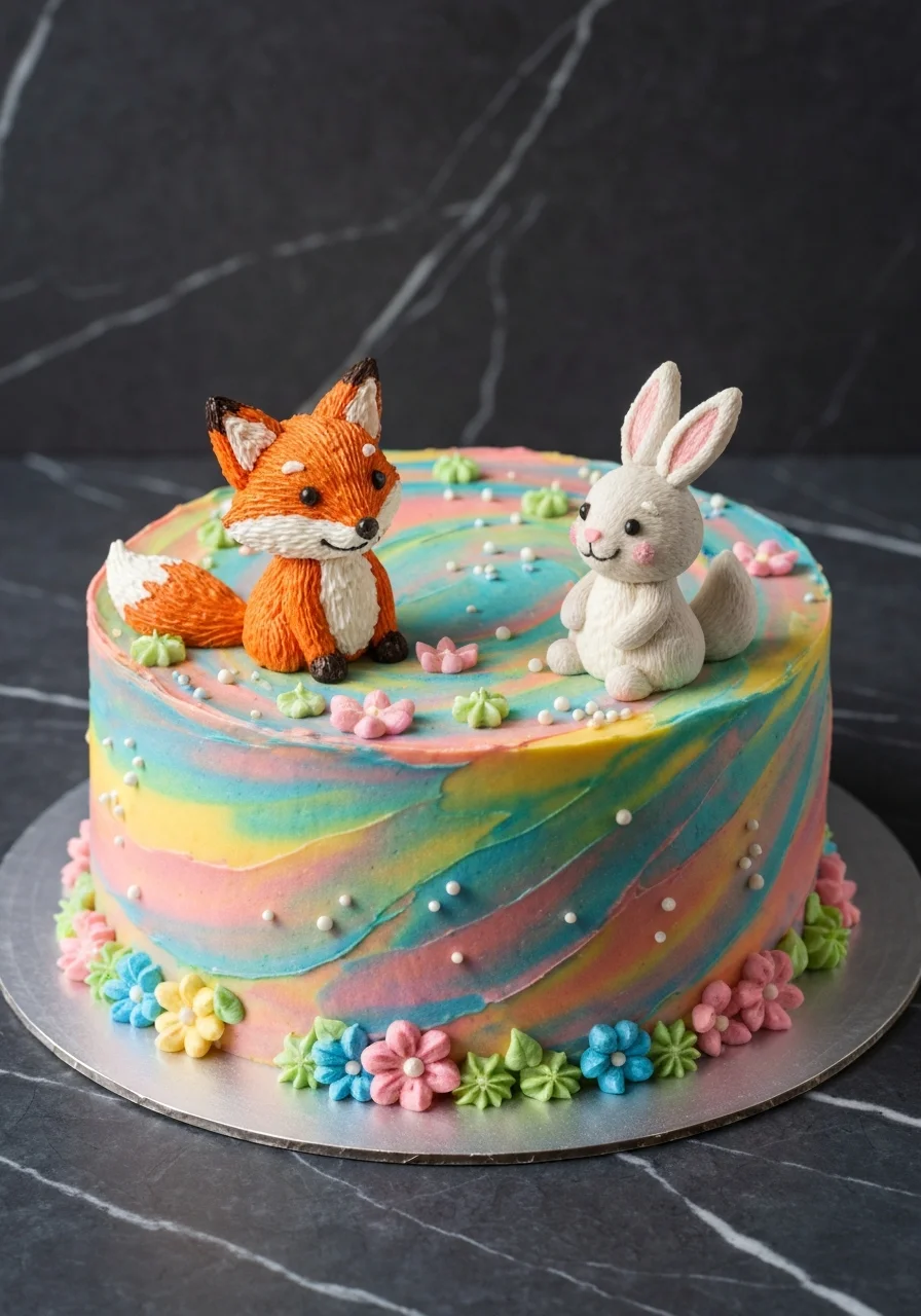 Custom themed birthday cake